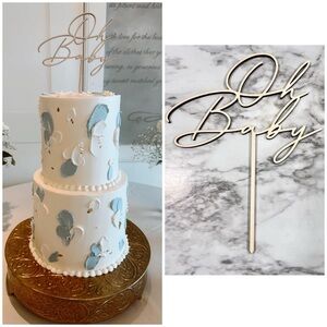 Oh Baby Cake Topper